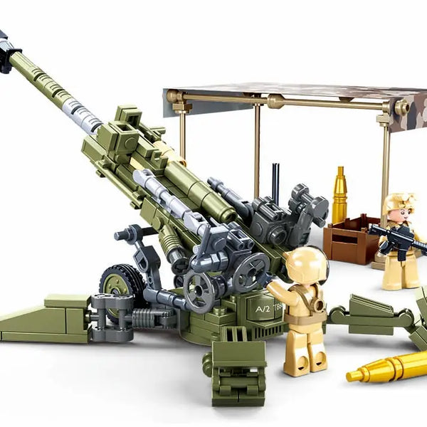 M777 Howitzer Artillery Building Bricks (245 pieces)