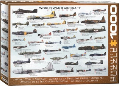 WWII Aircraft Puzzle 1000 piece