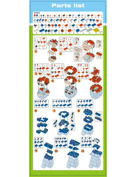 Rosie the Riveter Mini Building Blocks (427 Pieces)