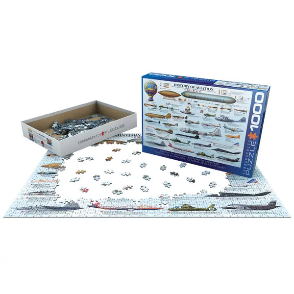History of Aviation 1,000 Piece Puzzle