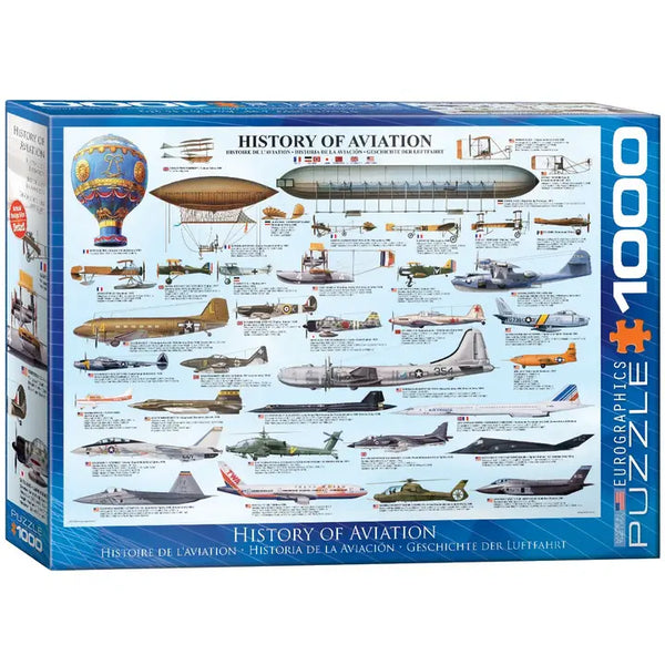 History of Aviation 1,000 Piece Puzzle