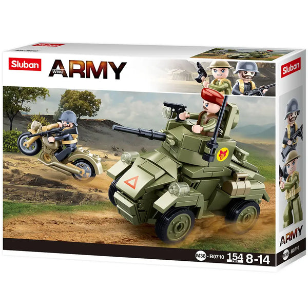 MK2 Wheeled Armored Vehicle Brick Kit (154 Pieces