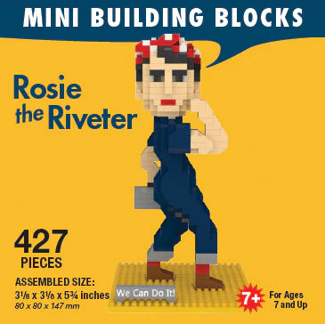 Rosie the Riveter Mini Building Blocks (427 Pieces)