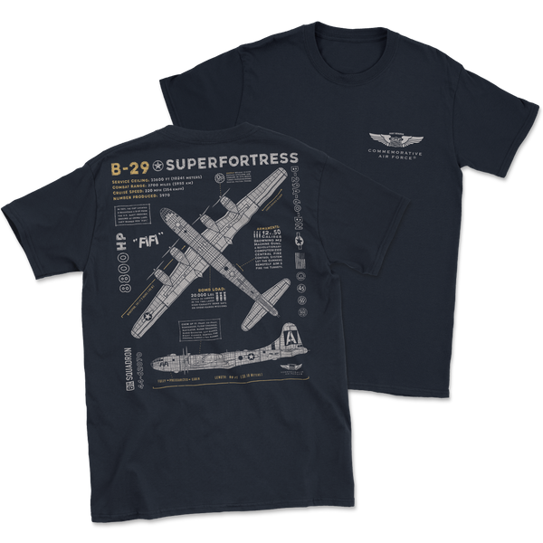 B-29 Front and Back laydown