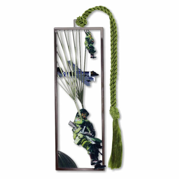 D-Day Landing Airborne Metal Bookmark