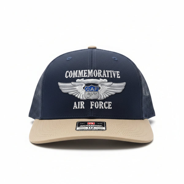 CAF Richardson 112 Trucker Navy and Tan Cap