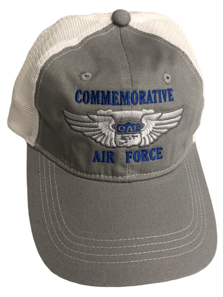 CAF Cap - Mesh Back in red, blue, or grey