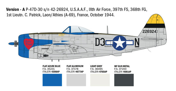 Italeri P-47D Thunderbolt 1:48 Scale
