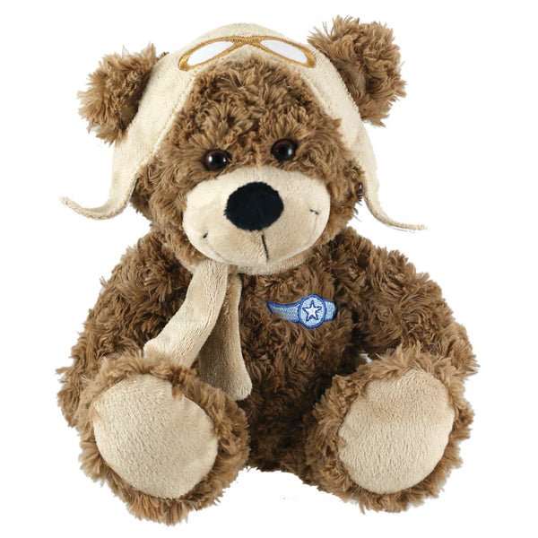Soft Aviator Plush Bear