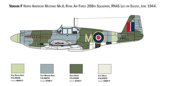 Italeri P-51A Mustang 1:72 Scale