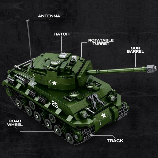 World of Tanks - Sherman Tank Brick Set (836 Pieces)