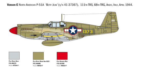 Italeri P-51A Mustang 1:72 Scale