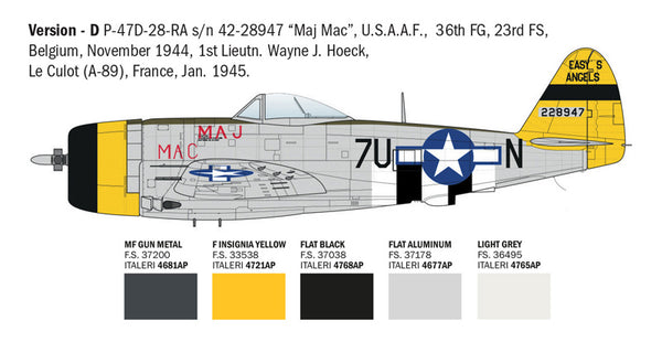 Italeri P-47D Thunderbolt 1:48 Scale
