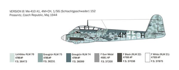 Italeri Me 410 A-1 Hornisse 1:72 Scale