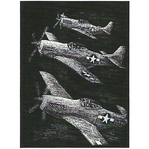 Warbird Engraving Art