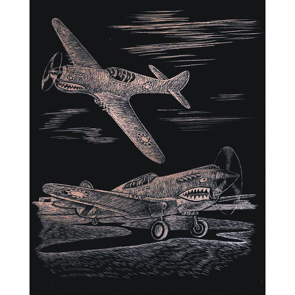 Warbird Engraving Art