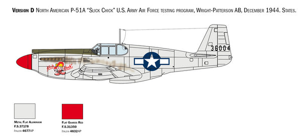Italeri P-51A Mustang 1:72 Scale