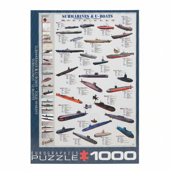 WWII Submarines and U-Boats Puzzle 1000 piece