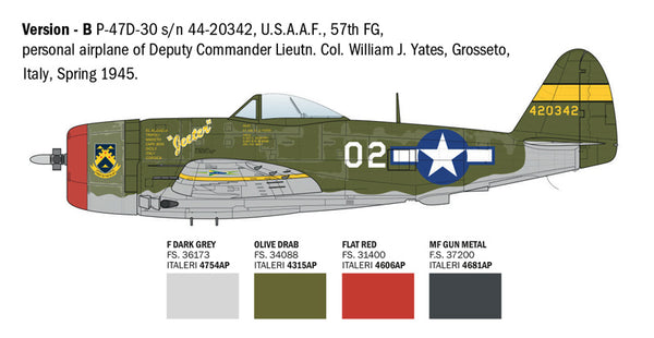 Italeri P-47D Thunderbolt 1:48 Scale